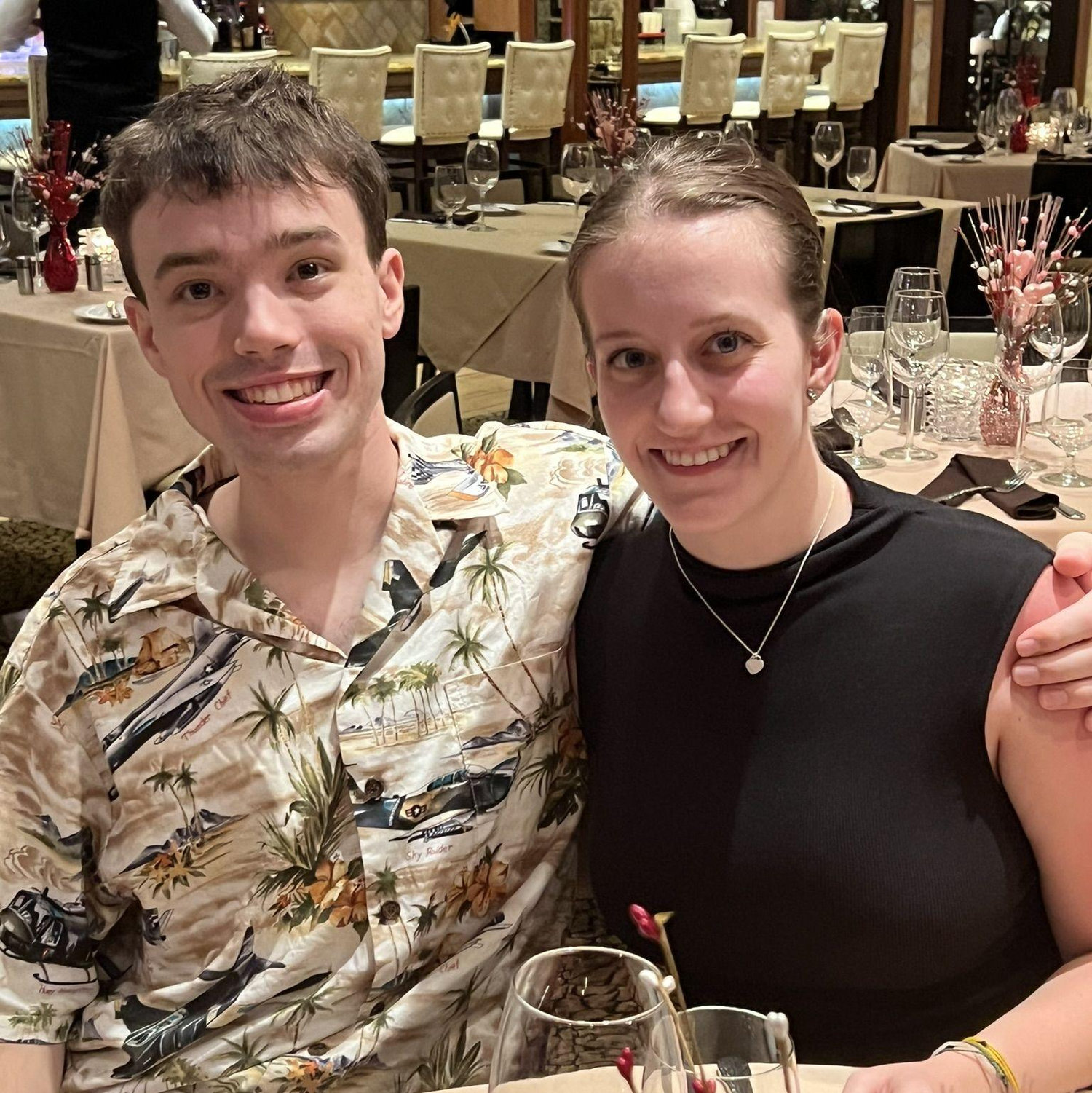 At Alberto's in FL for a nice dinner with Sidney's family! (Jan 2024)