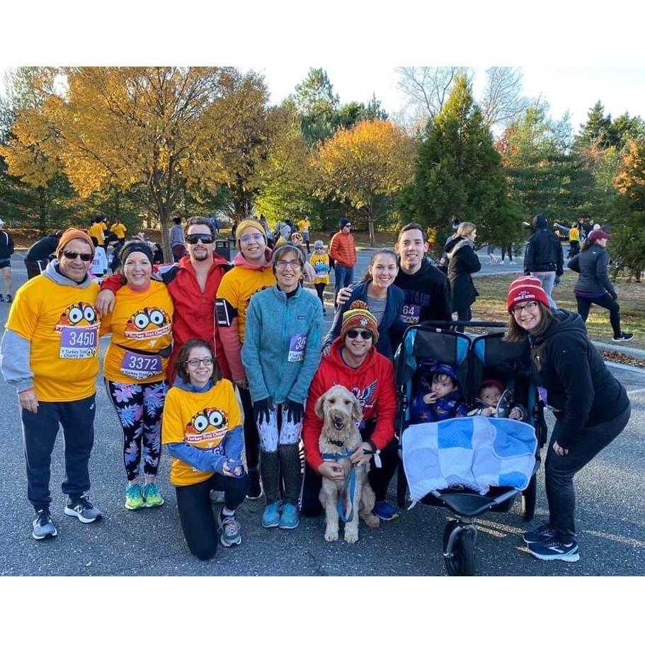 John's first Thanksgiving (and Turkey Trot) with the Schneider family