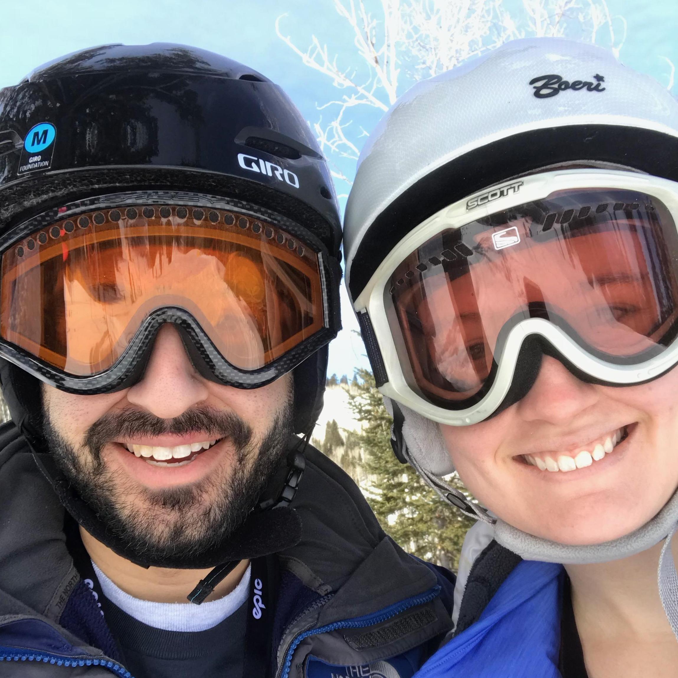 Skiing in Park City, Utah after taking Step 1