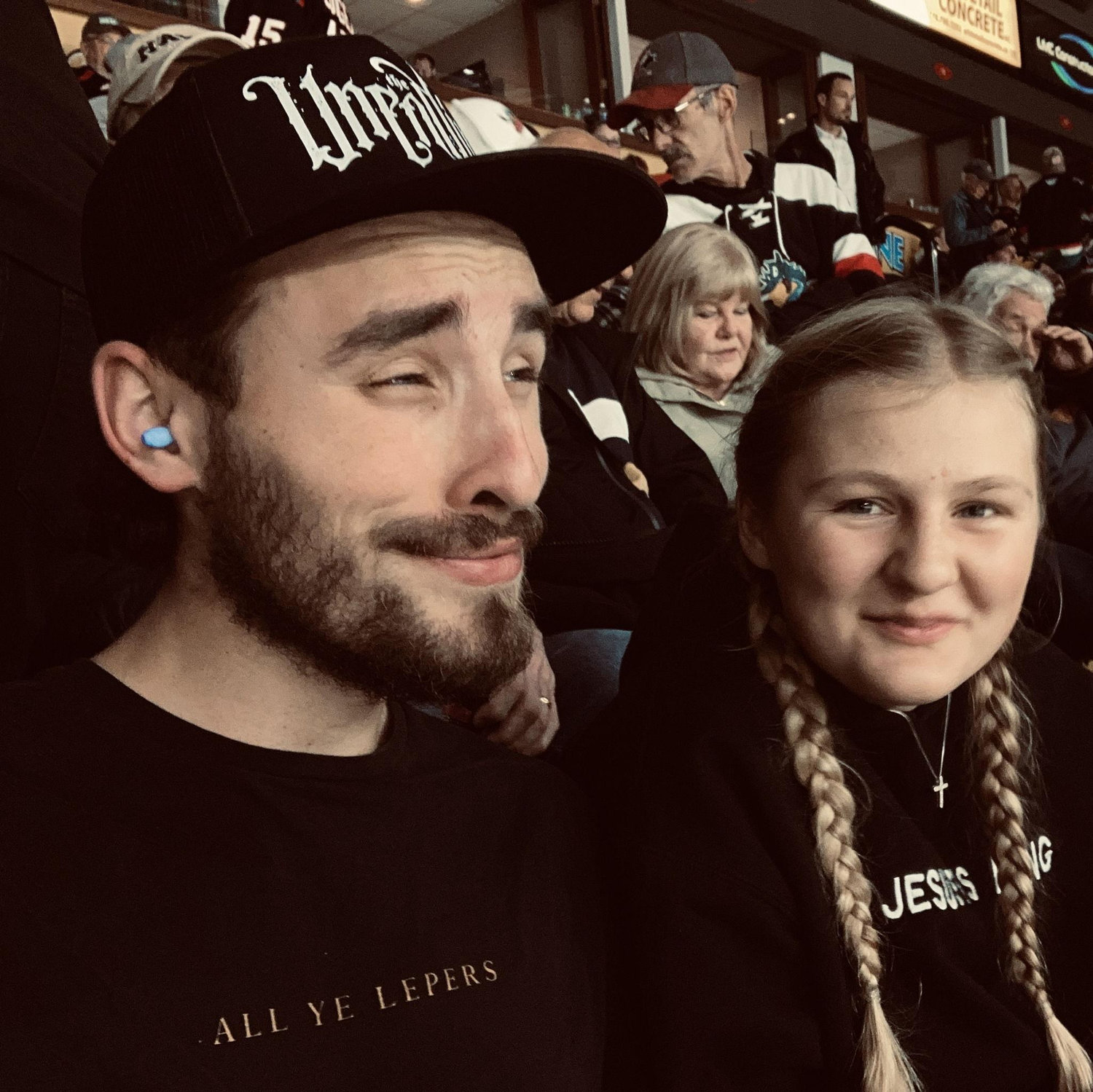 Our first Hockey game together