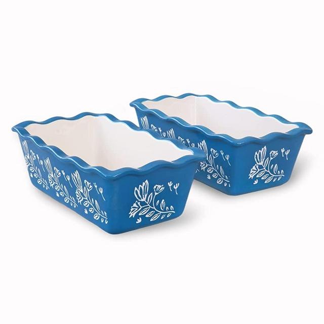 Wisenvoy Loaf Pan Bread Pan Ceramic loaf pans for baking Porcelain Baking Pans Nonstick Bread Pans for Baking