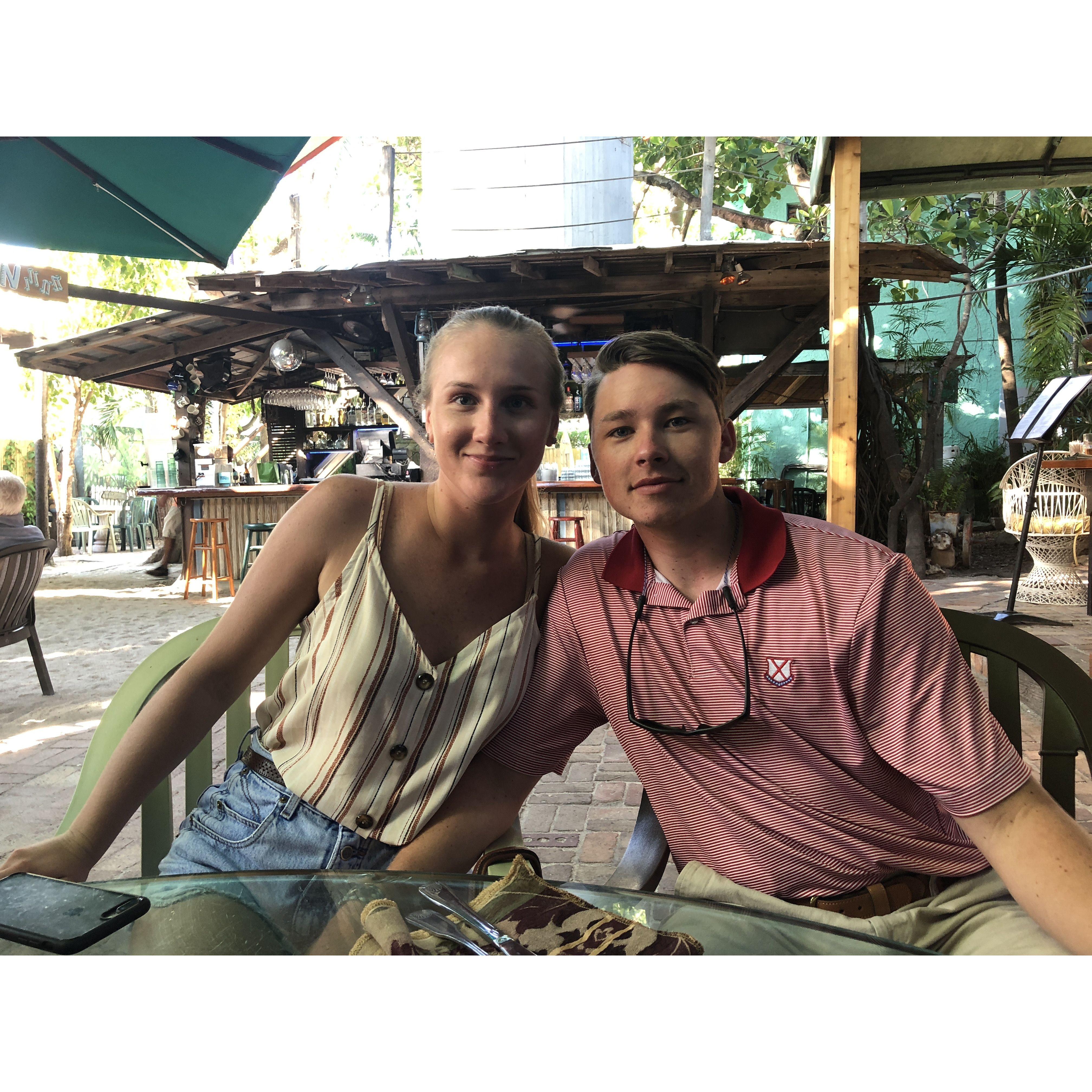 Becca's first trip to the Keys with Ben