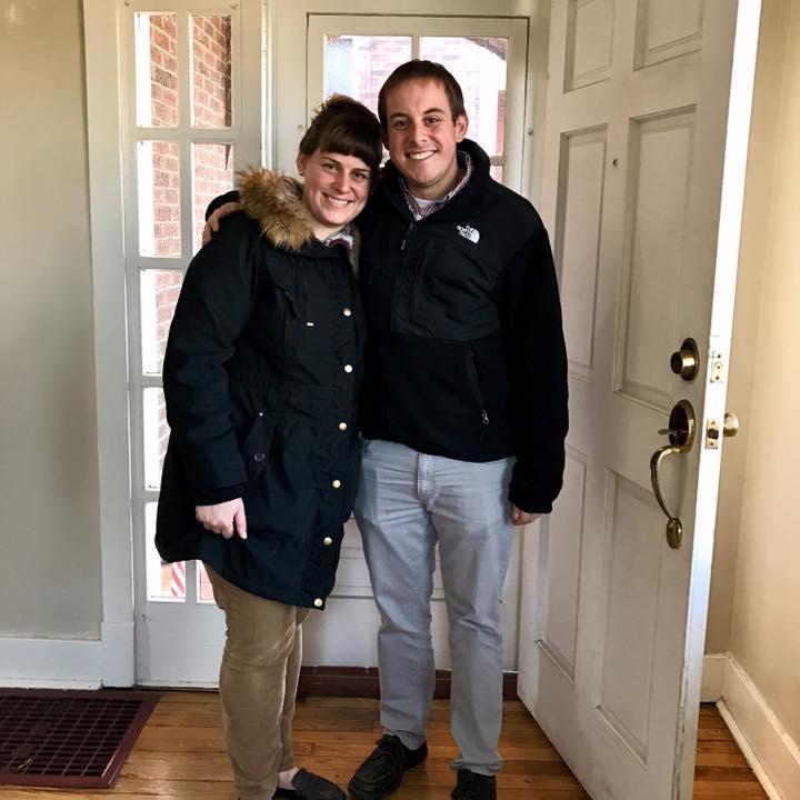 Our first moment inside our new home, December 2016