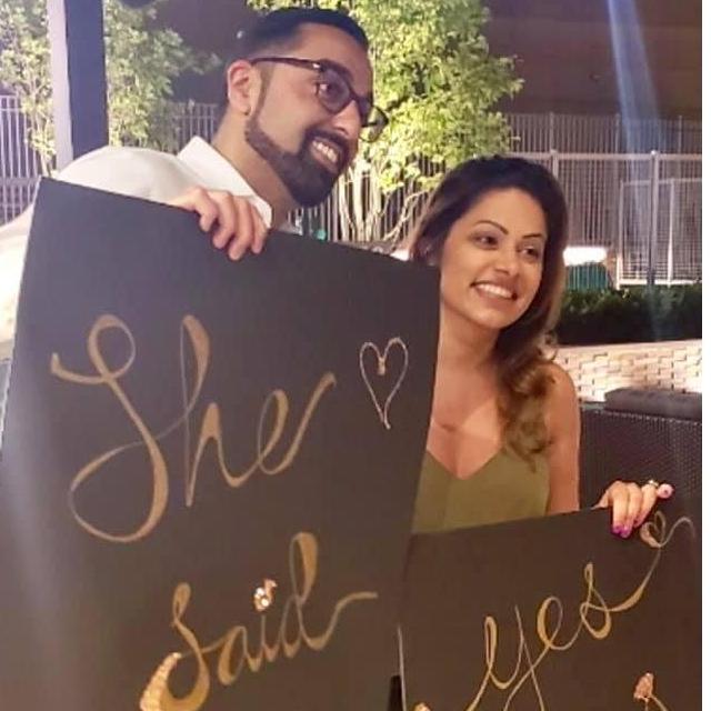 The night Sunny proposed!