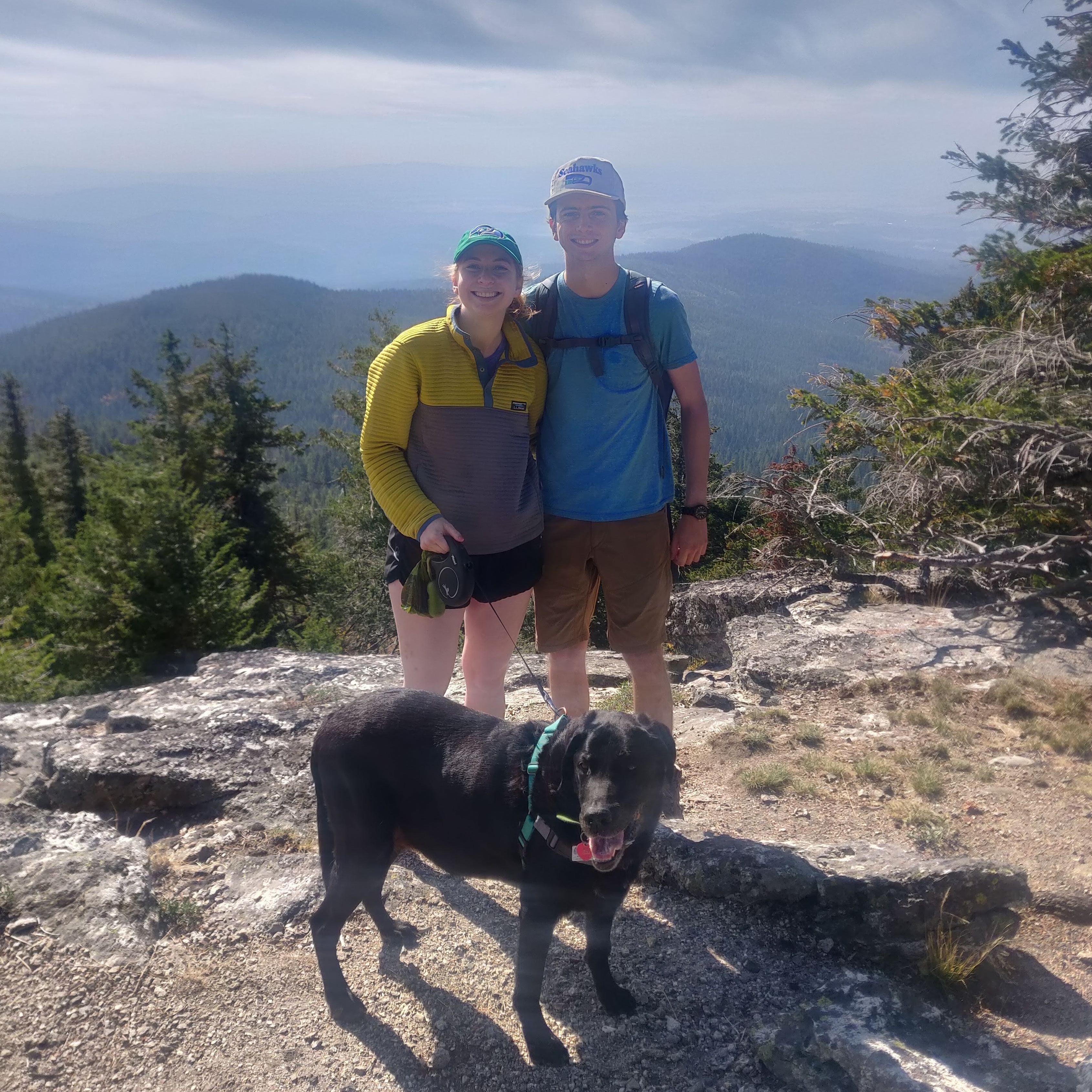 Last hike with our beloved Kona - Spokane, 2021