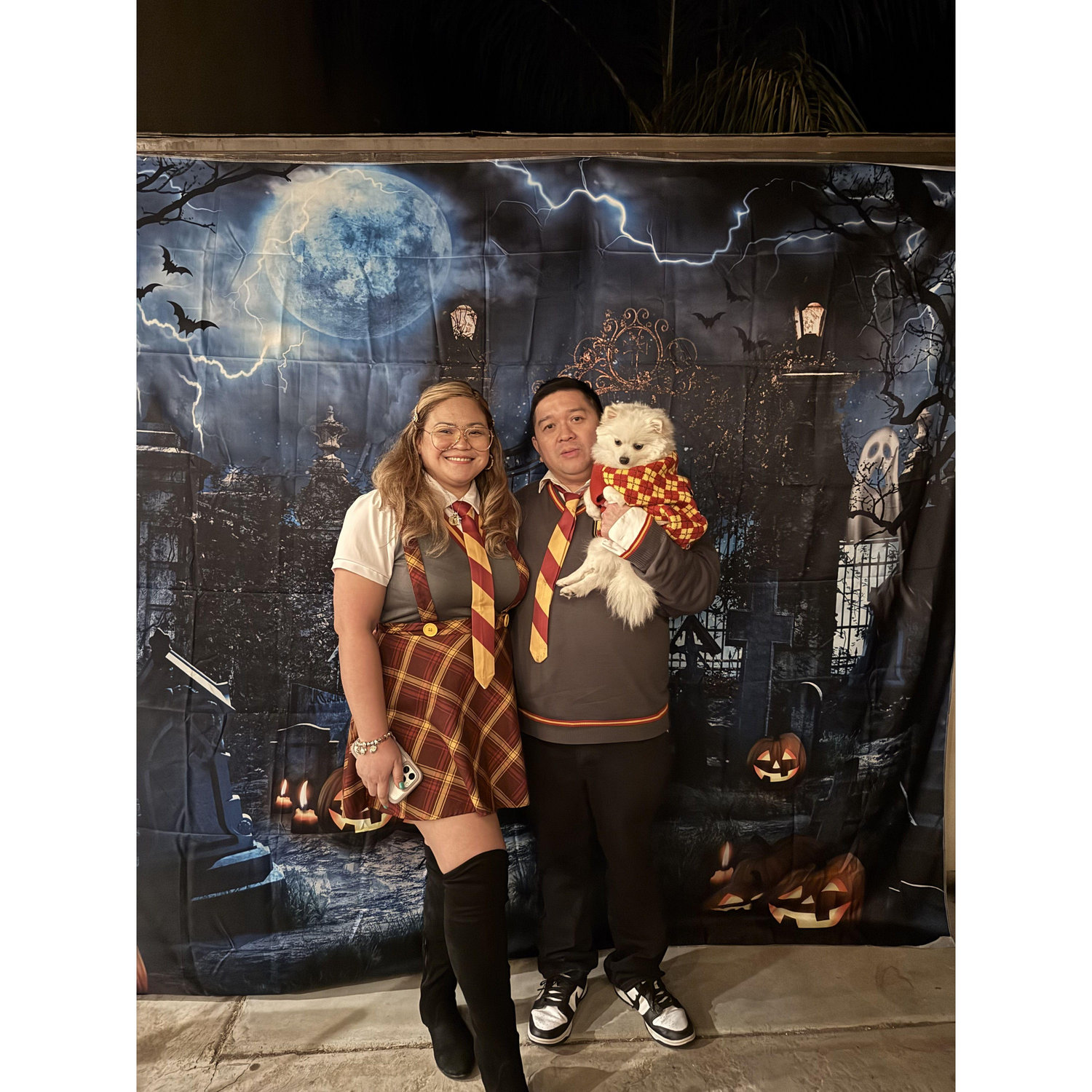 Halloween party with our baby Somi πΆ