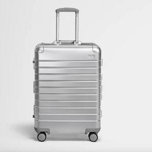 Shop Medium Aluminum Suitcase in Silver | Away