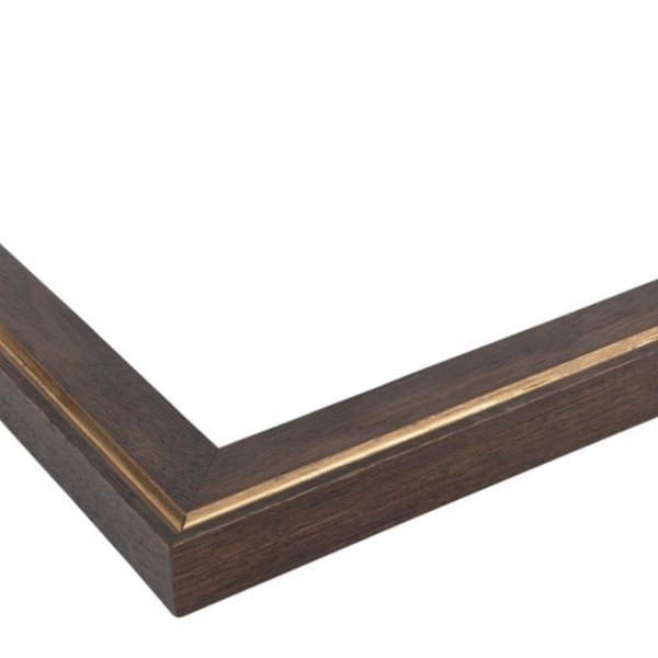 18x24" Contrast Walnut Picture Frame with Conservation Control Acrylic