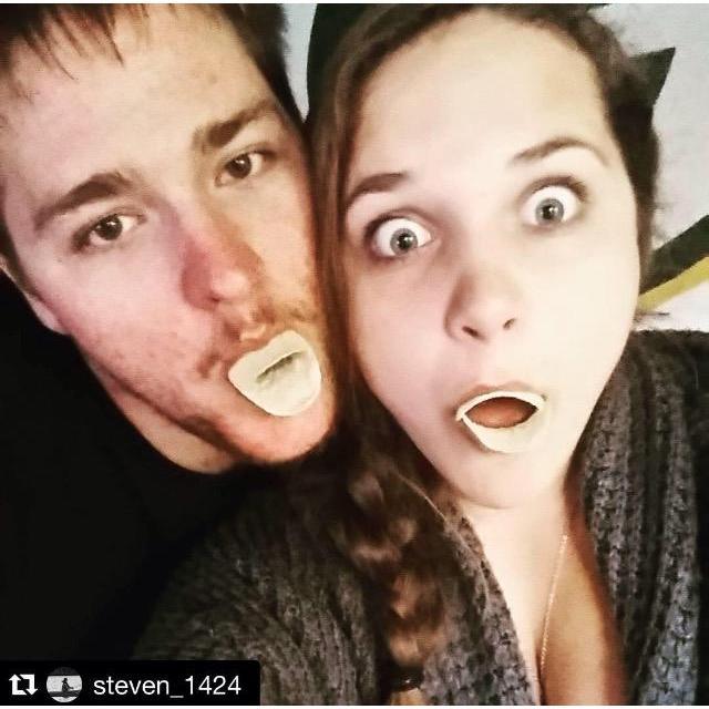 One of our first pictures together, 2015