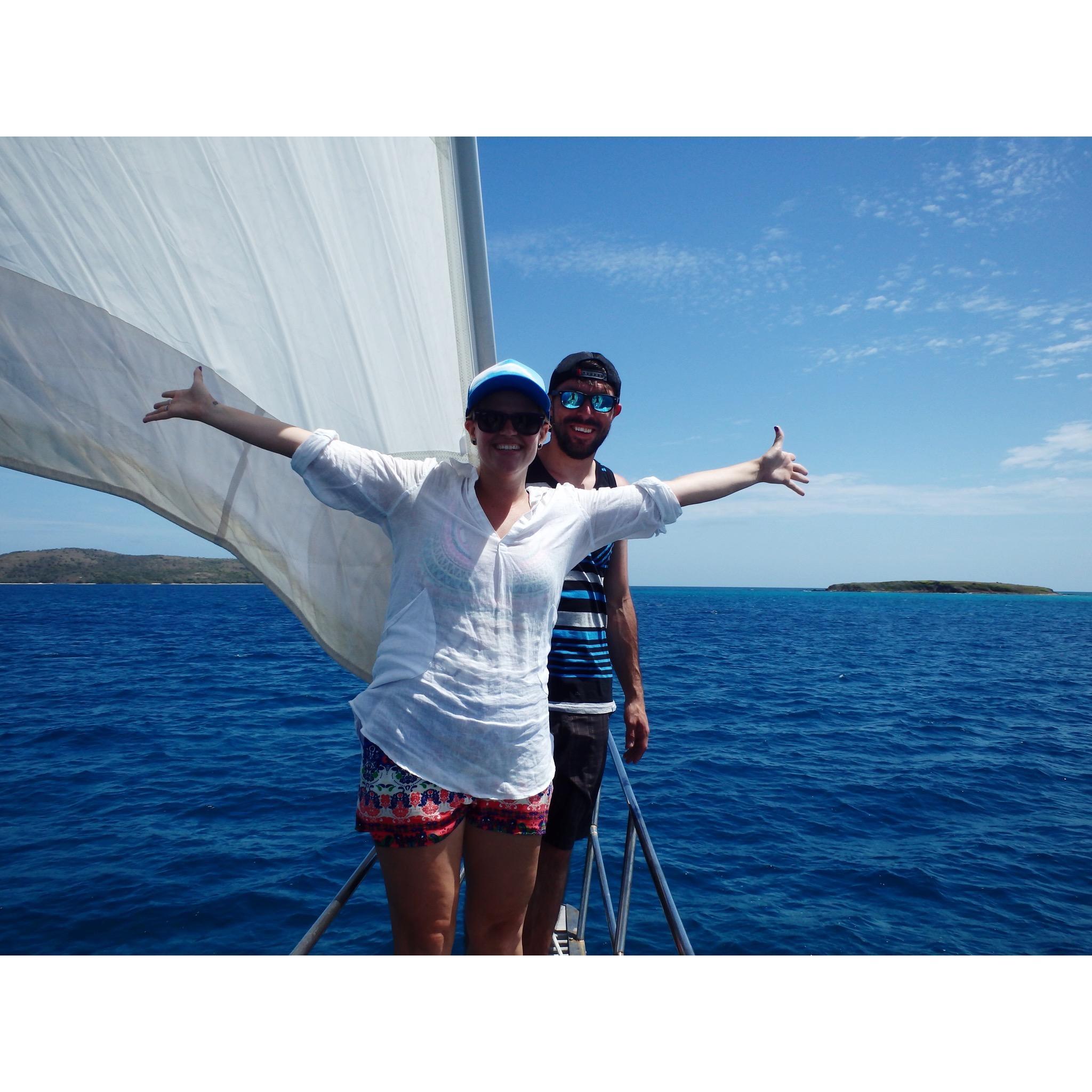 Sailing from Culebra to Culebrita