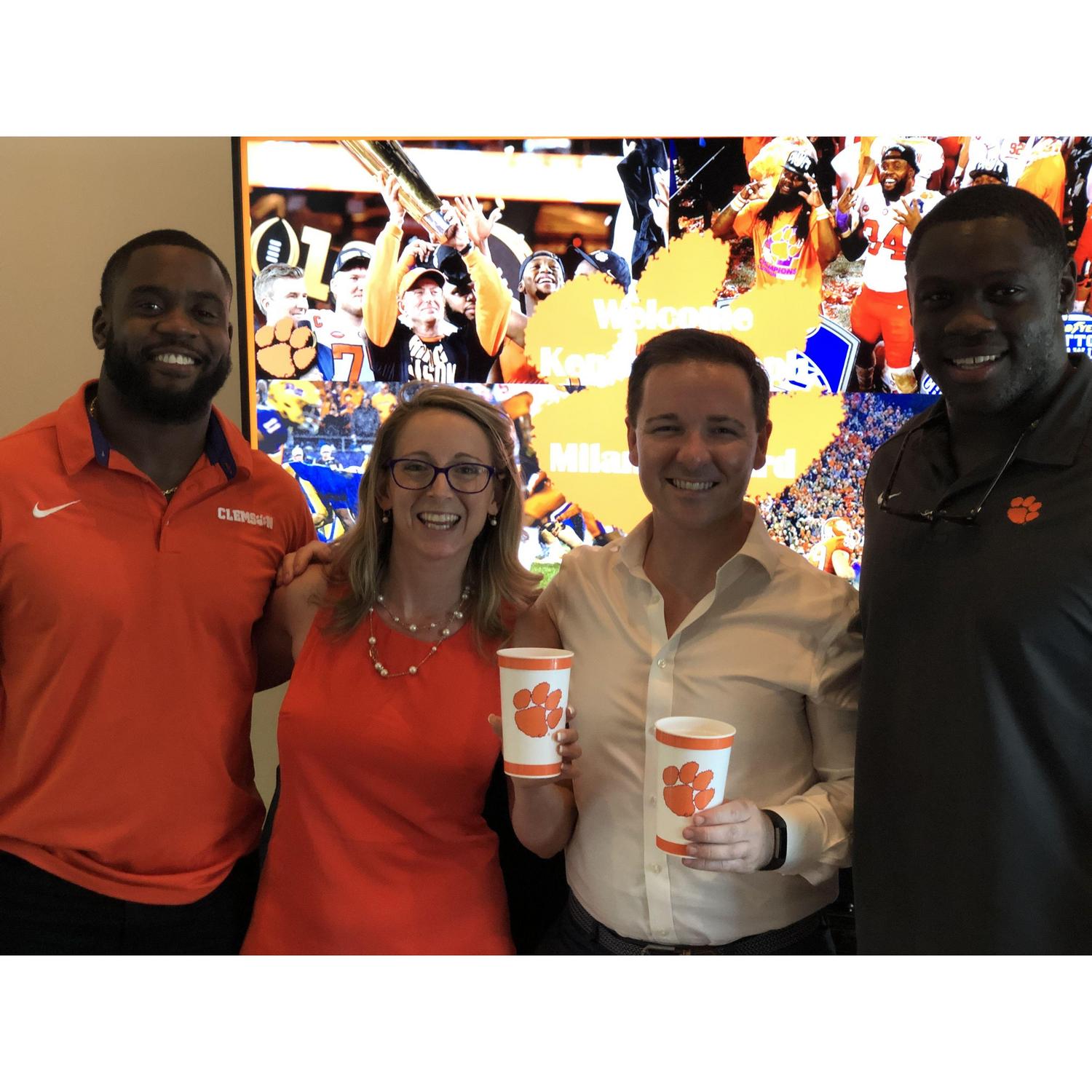 My dad's Clemson Party!
