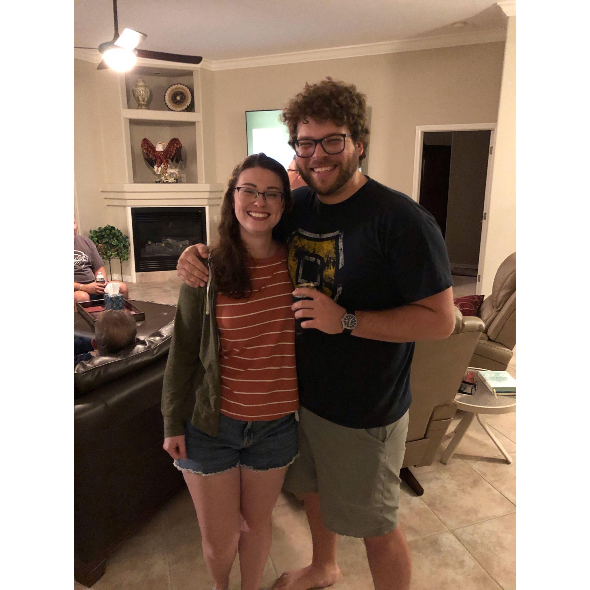 During our first trip to Florida together in October 2020.