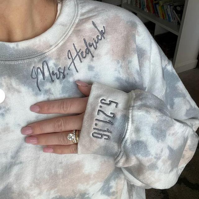 ORIGINAL Custom Wife Embroidered tie dye...