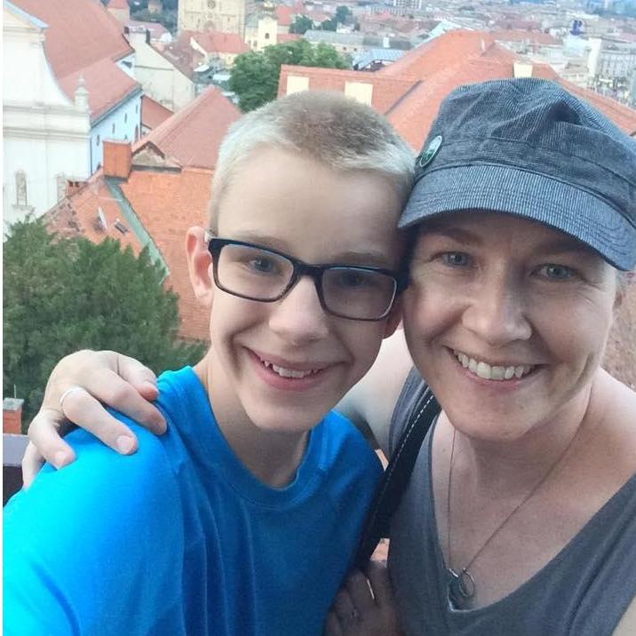 Nathan and Heather in Zagreb.