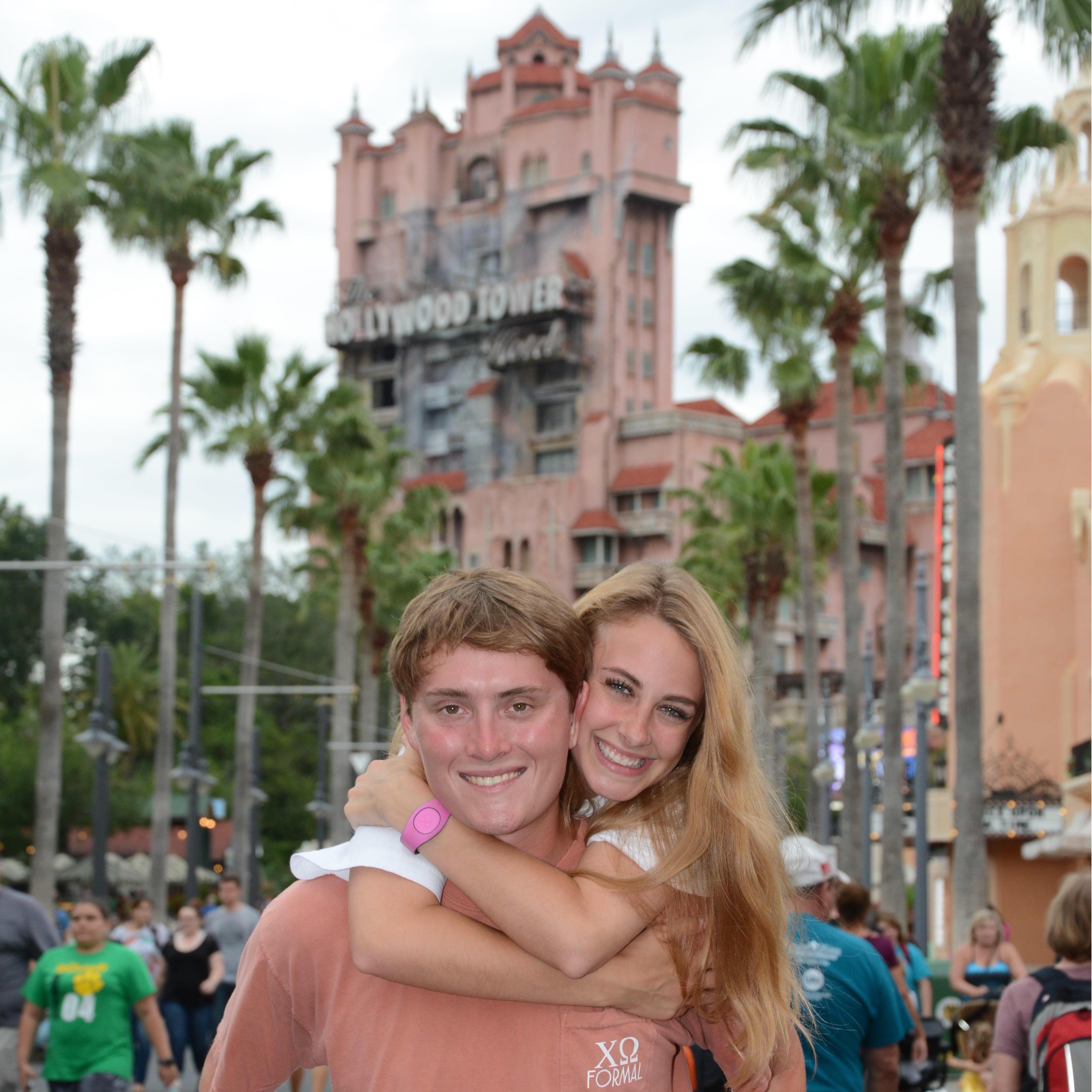 Having fun on Sunset Boulevard!