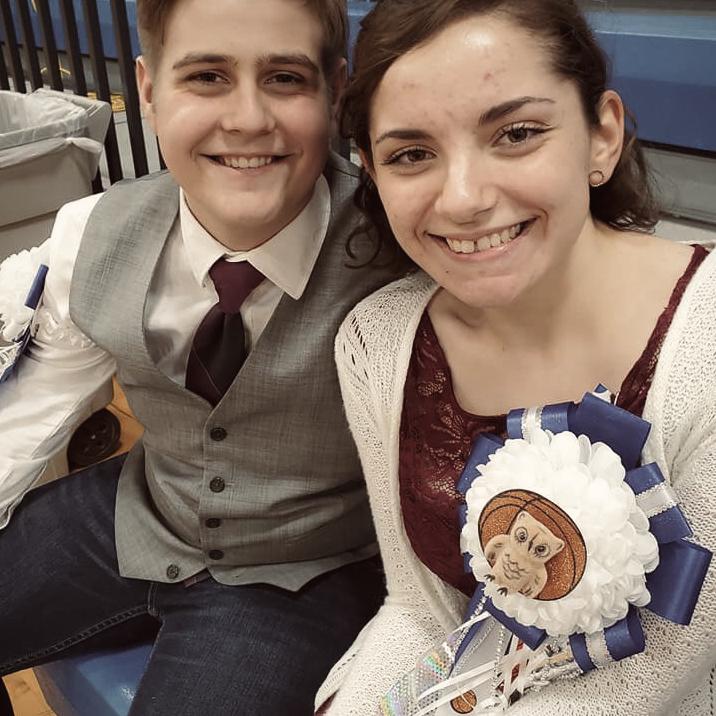 Their first homecoming dance, just before they started dating