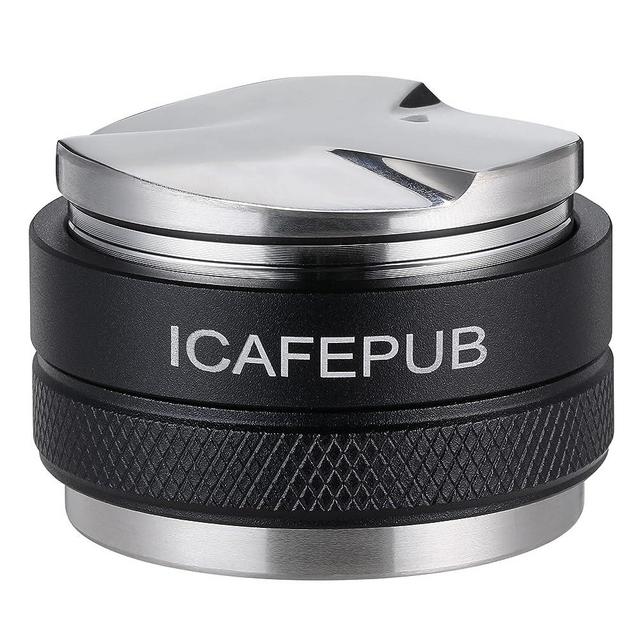 53mm Coffee Distributor & Tamper, Espresso Distribution Tool, Barista Hand Tampers, WDT Tools Coffee Leveler Compatible with Breville portafilters 54mm, Dual-Sides, Adjustable Depth