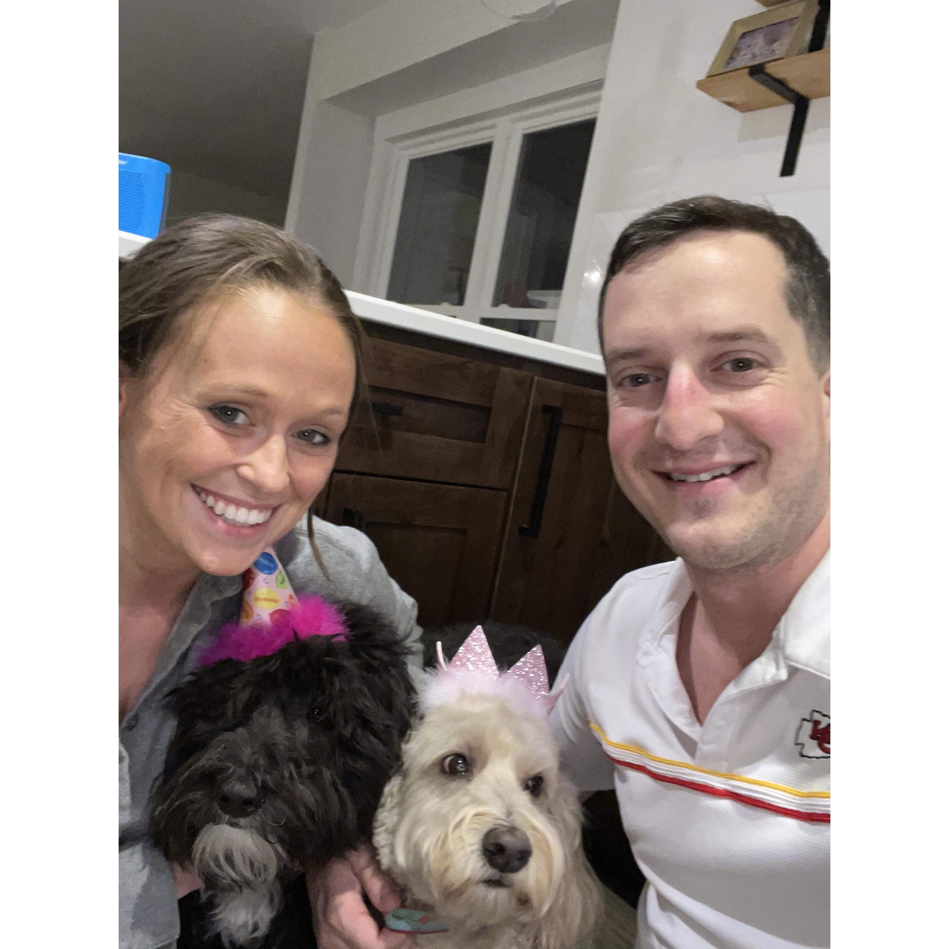 Celebrating Scottie's first birthday!