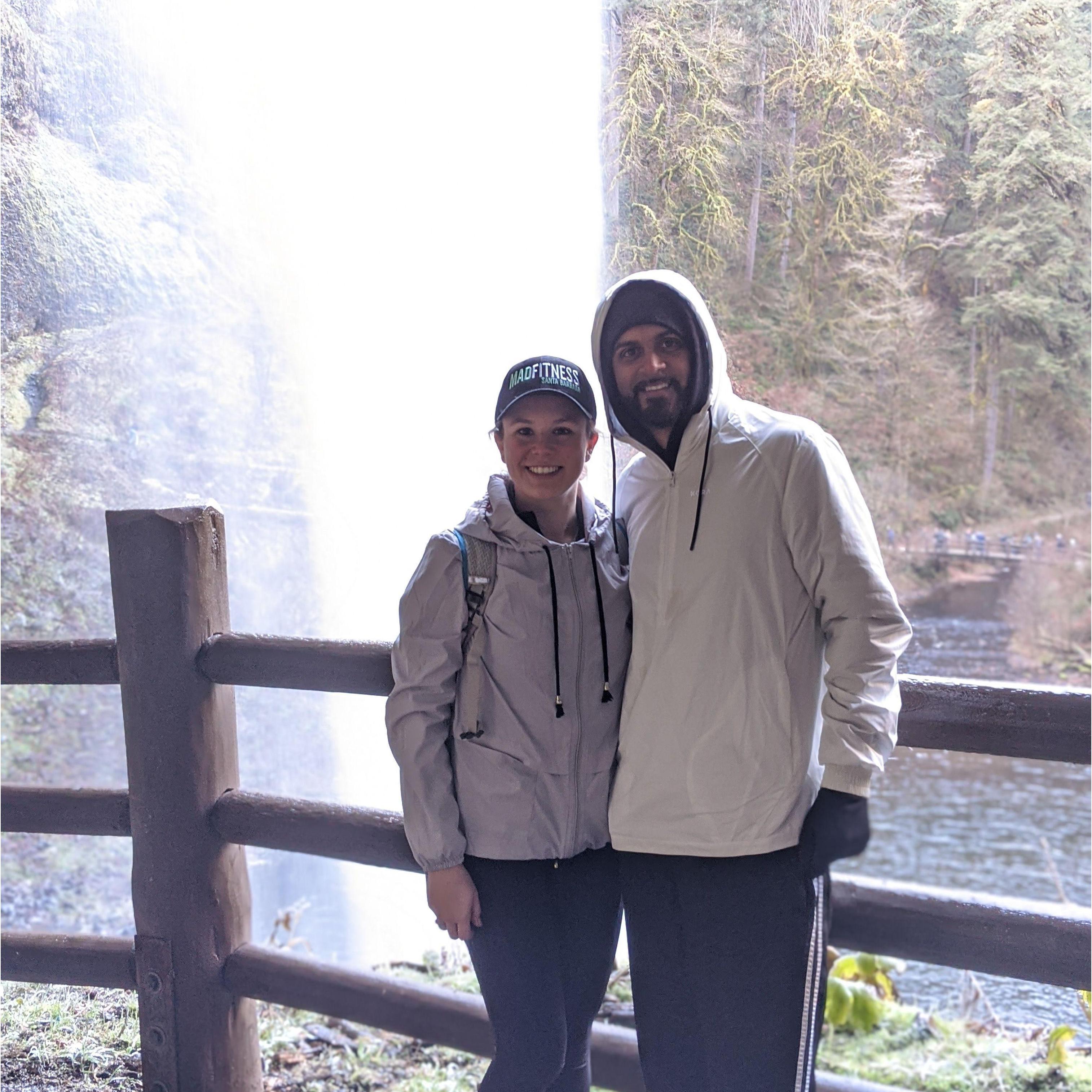 Silver Falls hike in Oregon over Thanksgiving 2019