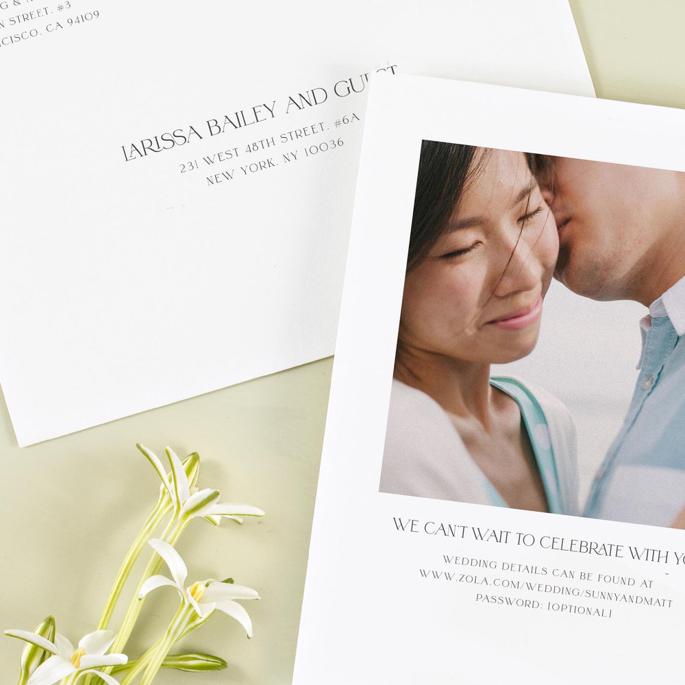 Blonshine Photo | Dusty Blue | Zola Save The Dates