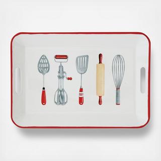 Urban Homestead Enameled Utensil Tray