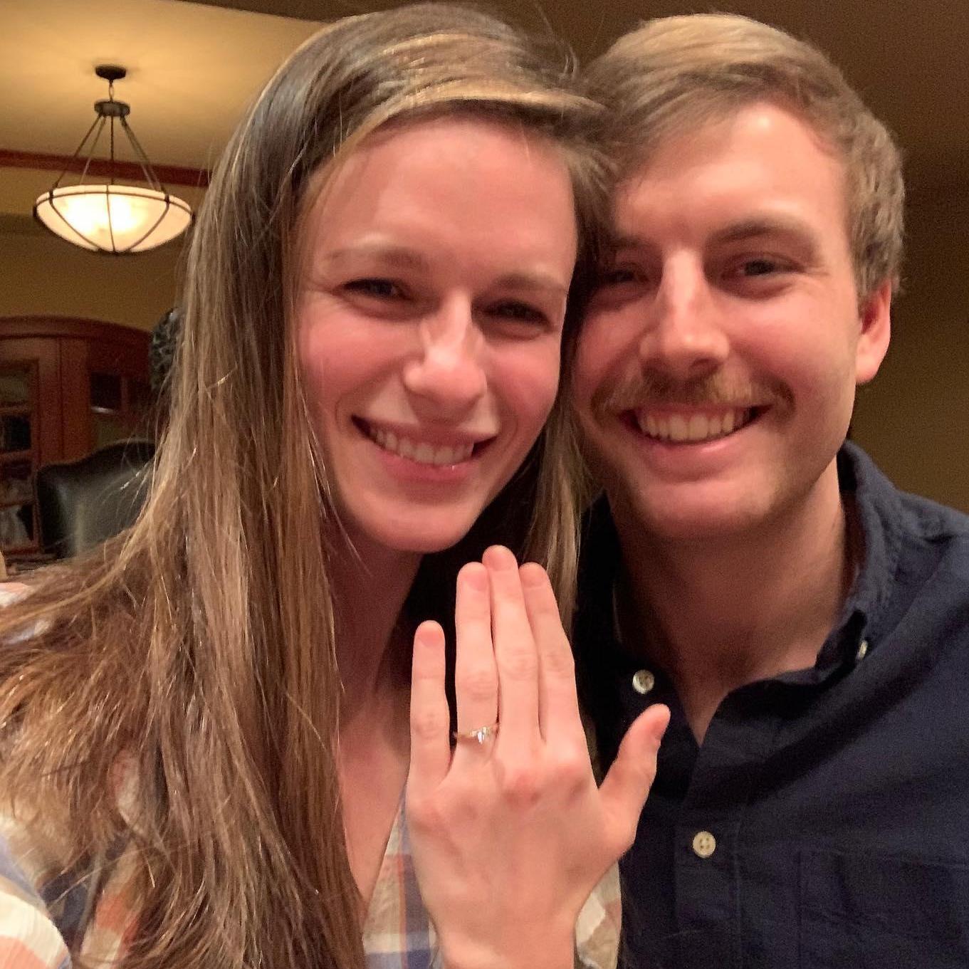 cheesing since we just got engaged!