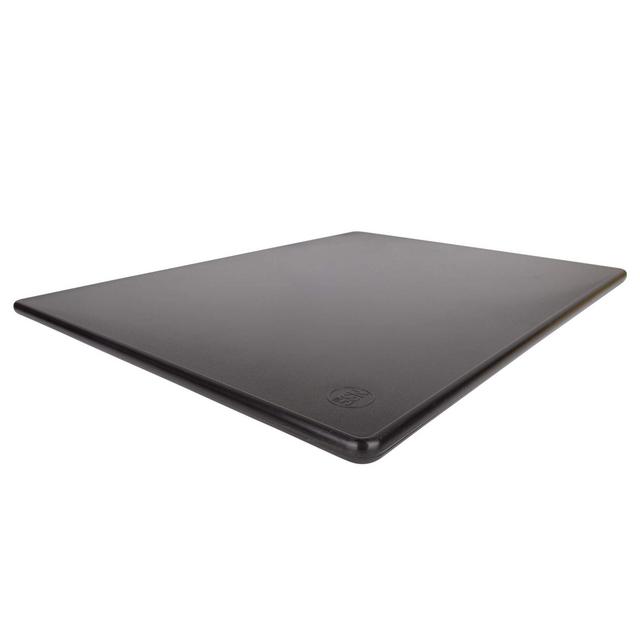 Commercial Black Plastic Cutting Board, Large 20x15 Inch, NSF