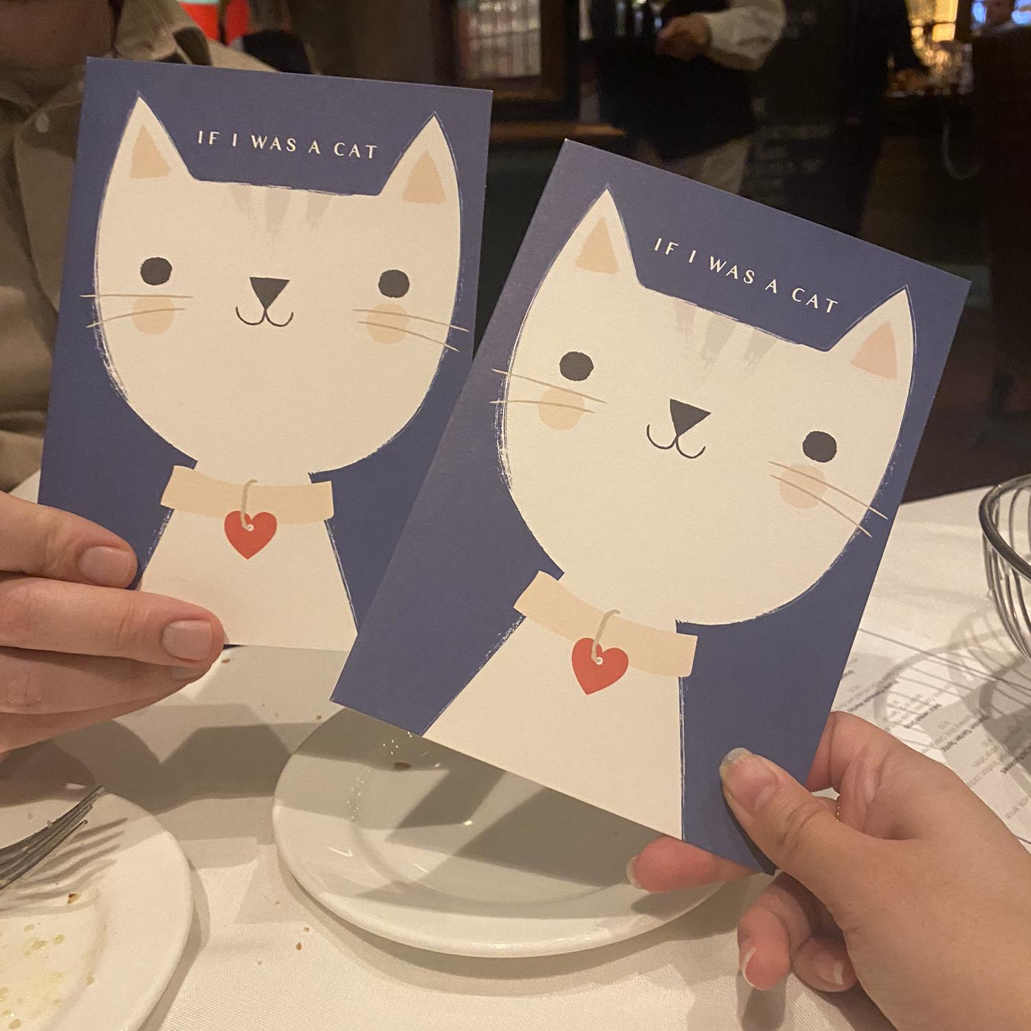 Got each other the same card for our 5th anniversary
