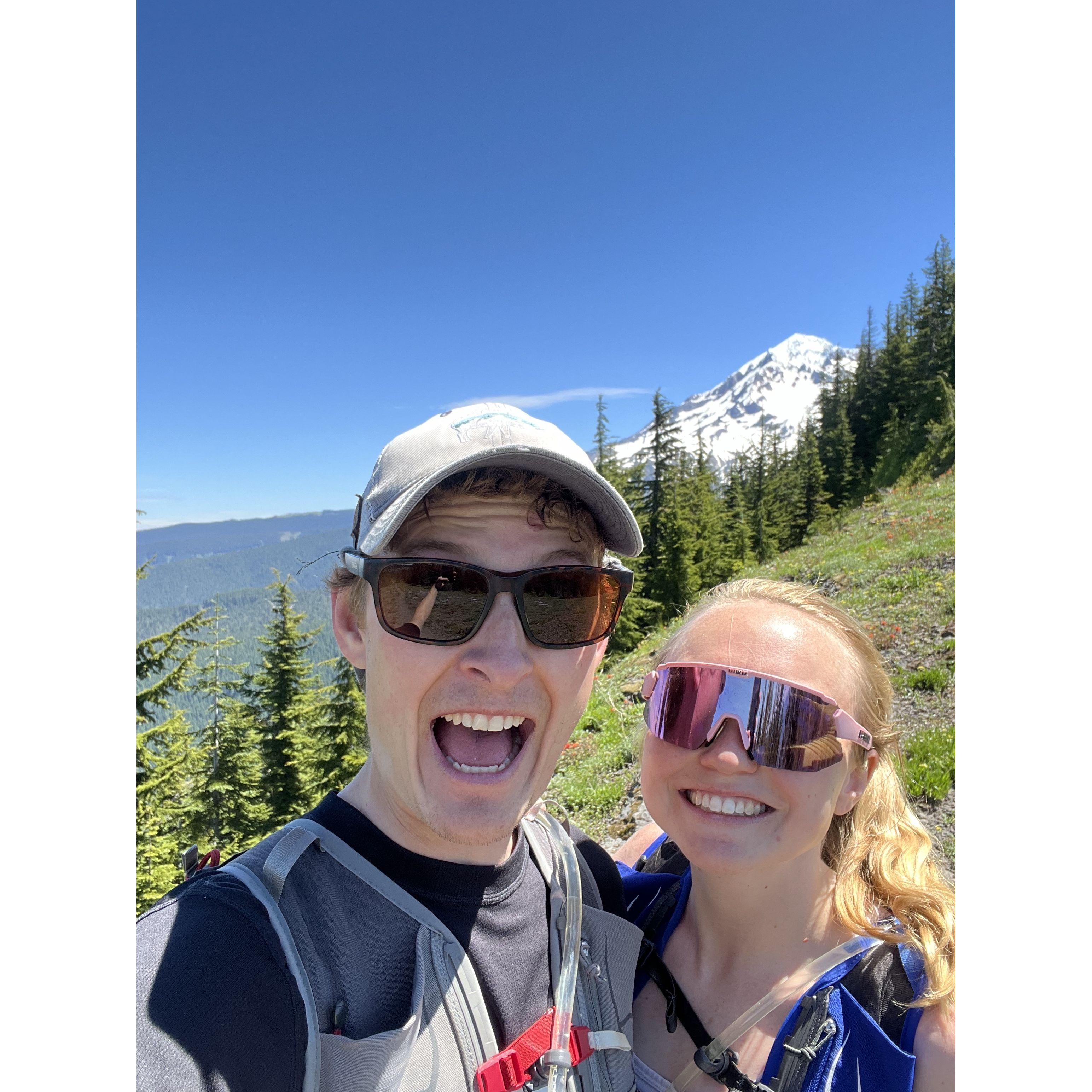 Hiking in Hood River, OR - our home this summer!