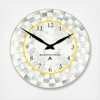 Sterling Check Wall Clock