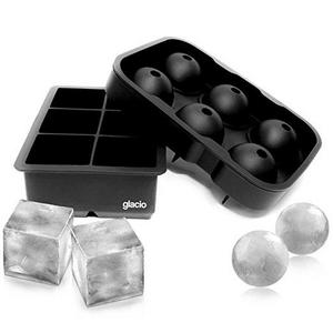 Glacio Ice Cube Trays Silicone Combo (Set of 2)