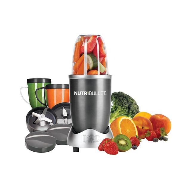 NutriBullet 12-Piece High-Speed Blender/Mixer System, Gray