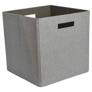 Fabric Cube Storage Bin 13" - Gray - Threshold™