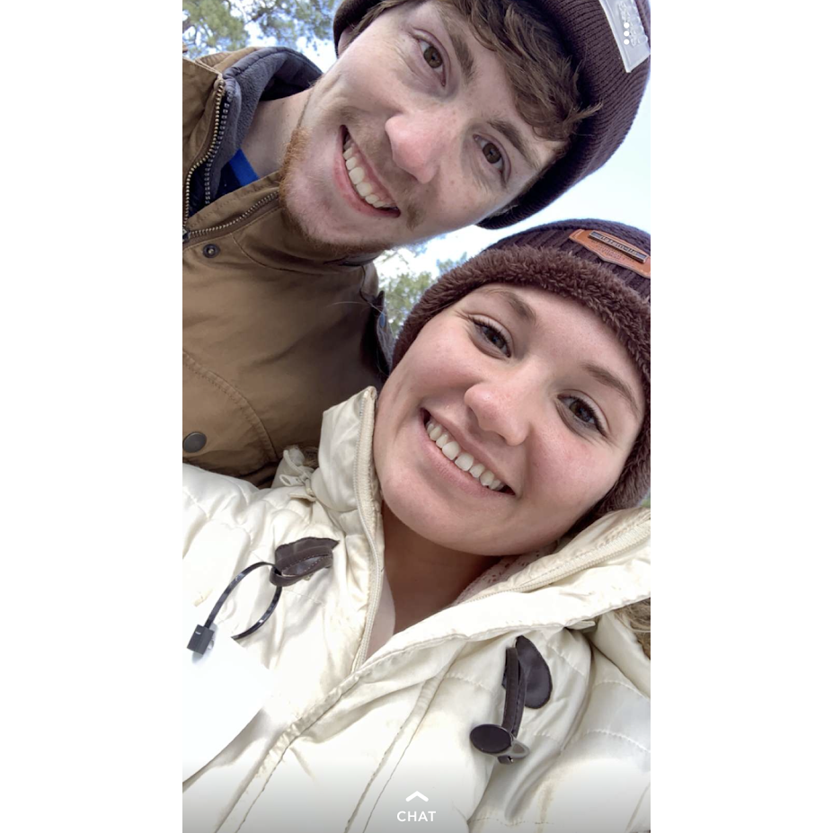 Jenna visits Cullen in Flagstaff for some snow fun! 02-16-19