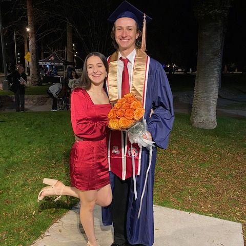 Turner's college graduation