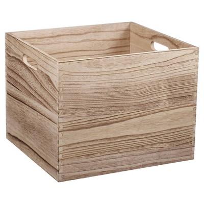 Large Wood Milk Crate - Pillowfort™