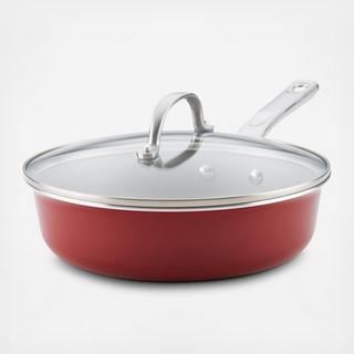 Porcelain Enamel Covered Saute Pan