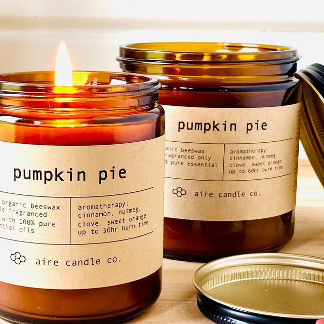 Beeswax Candles | 100% Pure Organic Beeswax and Pure Essential Oils | Non-Toxic, Renewable & Clean Burning | Handpoured in Cape Cod