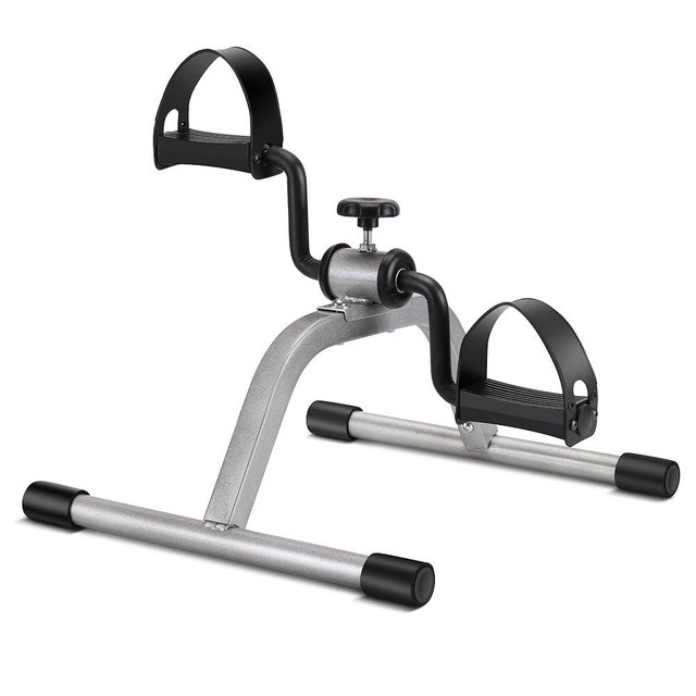 RYGEO Pedal Exerciser Mini Exercise Bike for Leg and Arm Recovery Exercise Lightweight and Portable Floor Bike