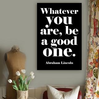 Hatcher & Ethan Be a Good One Canvas Art