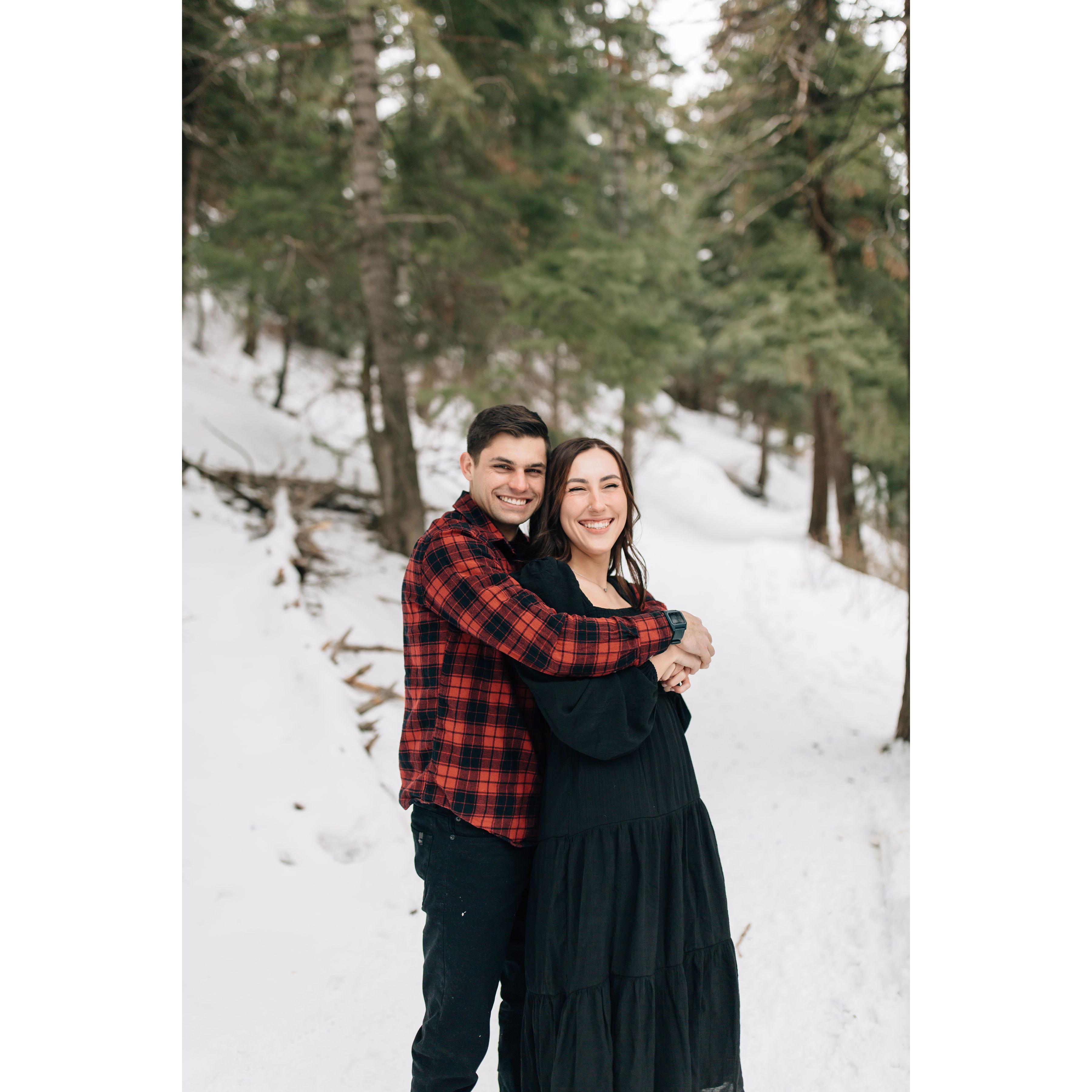One of our engagement photos