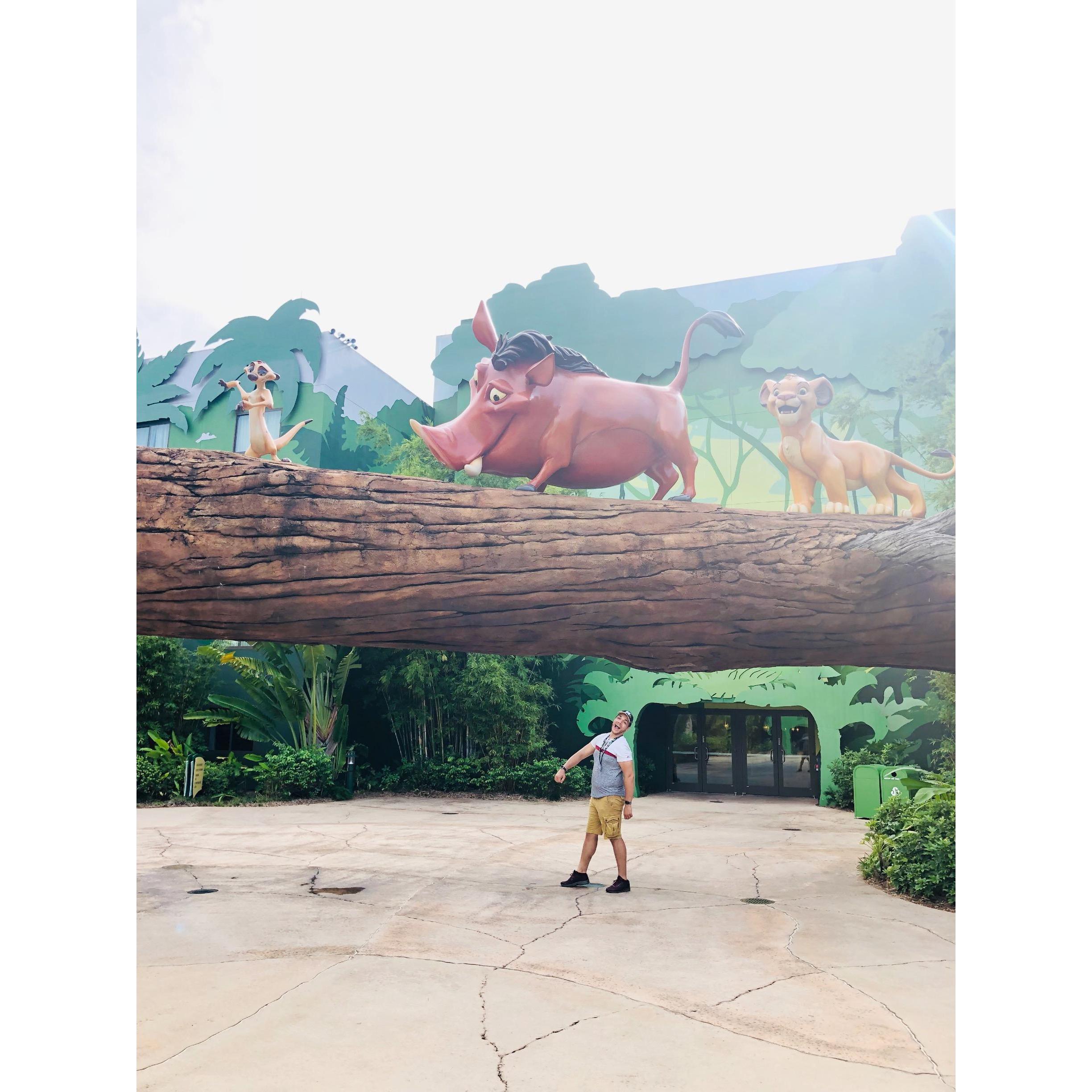 "Hakuna Matata it means no worries."
(Resort - Art of Animation )