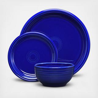 Bistro Coupe 3-Piece Place Setting, Service for 1