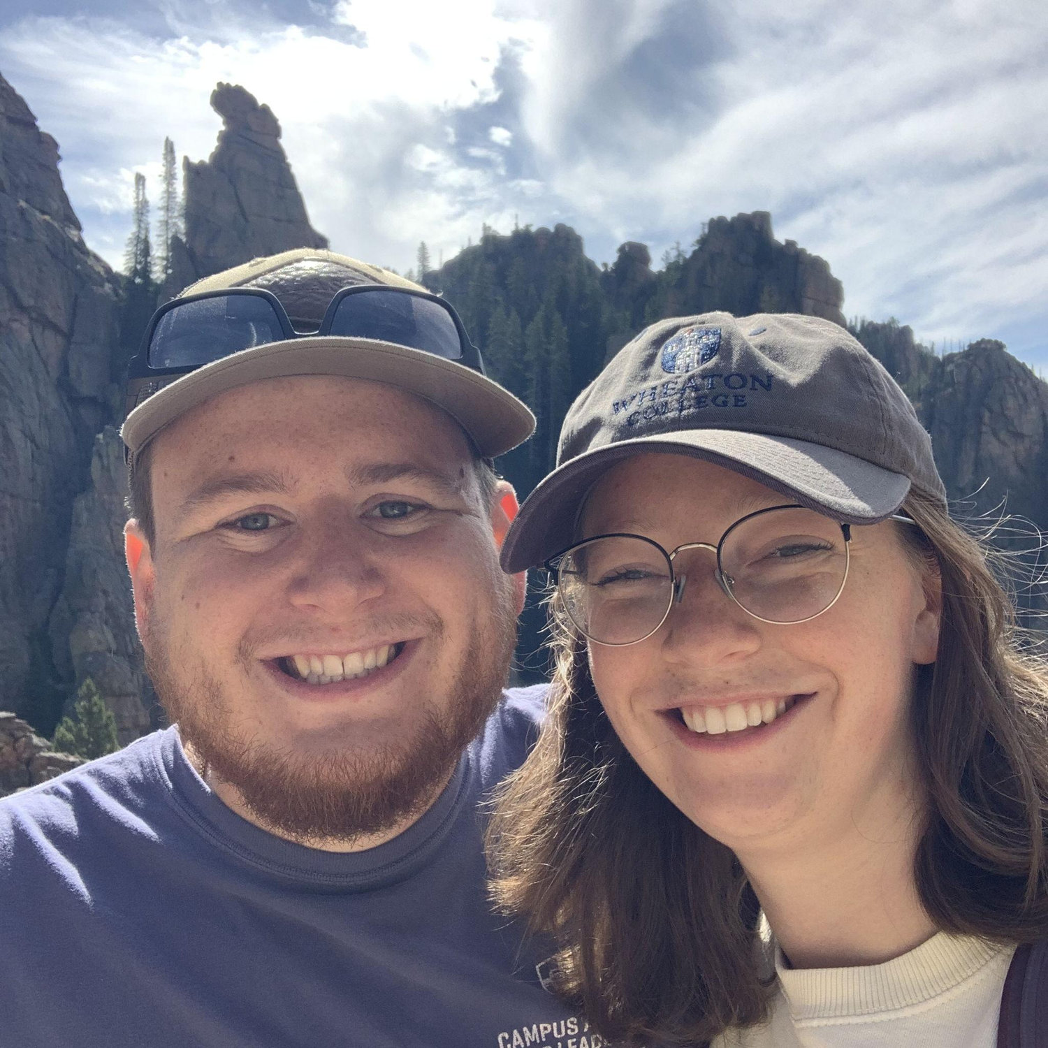 First picture of us officially dating! Went on a hike to paradise falls and lost a bottle of sunscreen along the way!