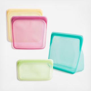 Reusable Silicone Bags - 4-Piece Set