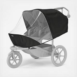 Urban Glide 3&4-Wheel Stroller 2-Seat Rain Cover