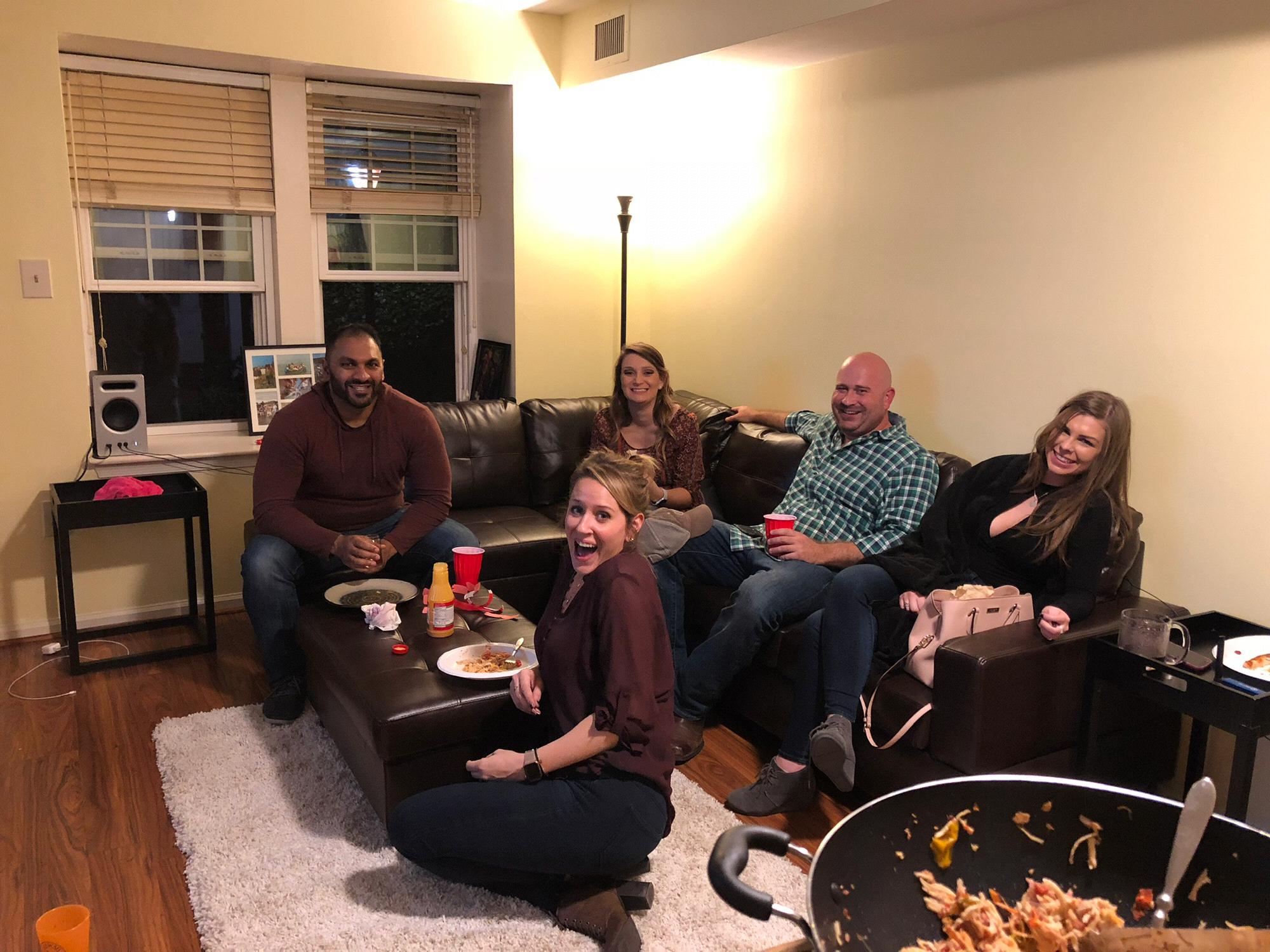 Typical friends gathering