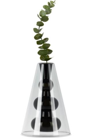 Tom Dixon - Black Bump Cone Vase