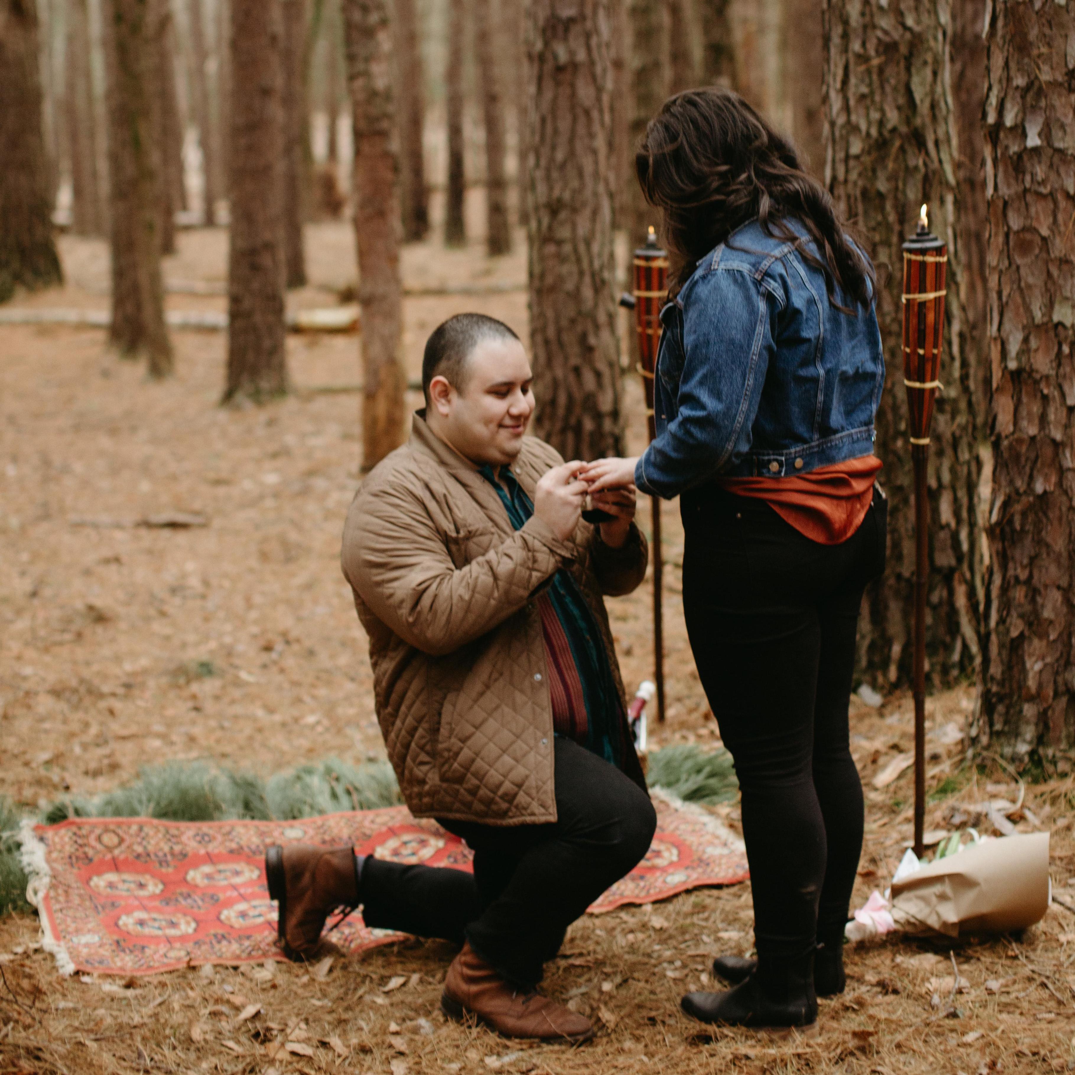 During the proposal!
