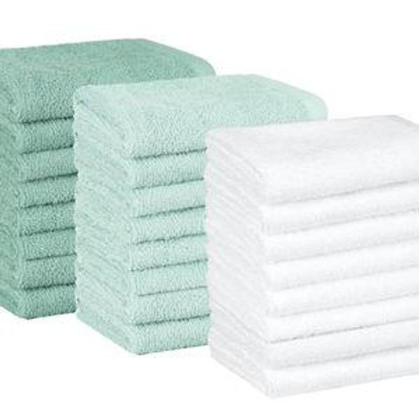 Amazon Basics face Towels for bathroom